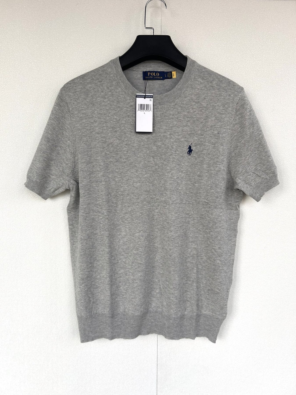 Test2-Ralph Lauren Lightweight Short-Sleeve Knit Top — front