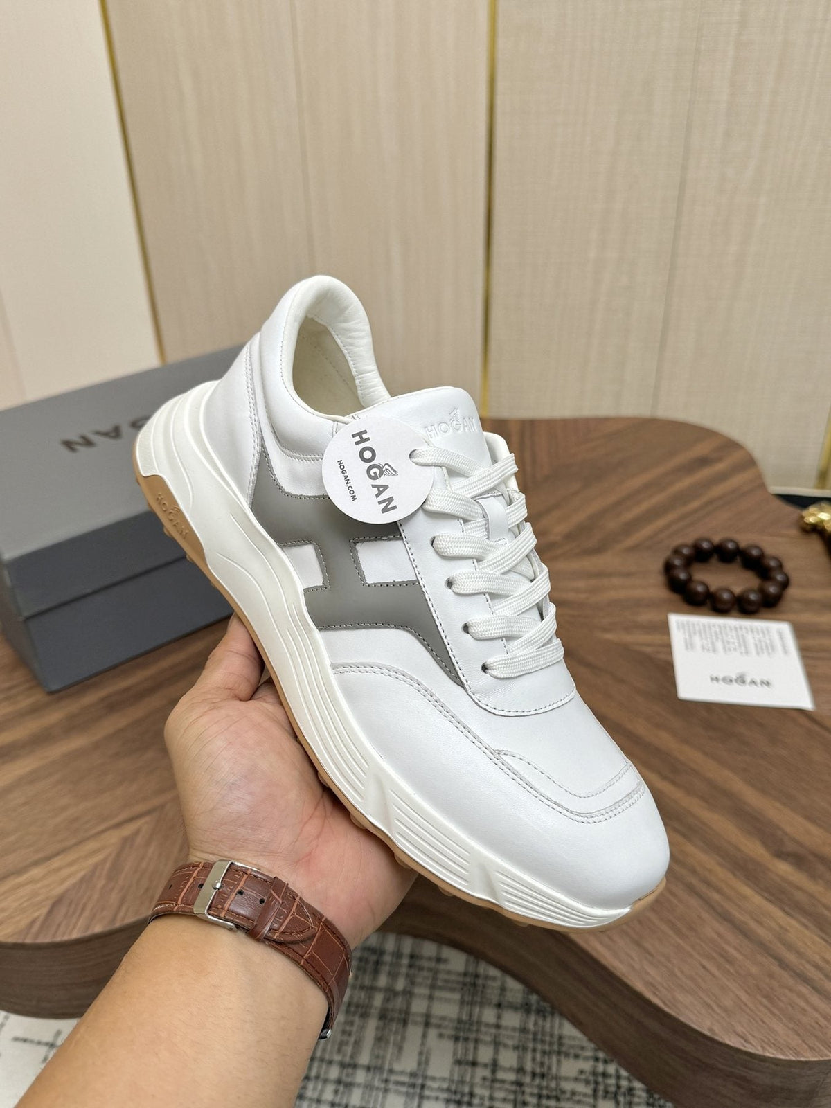 HOGAN H-Stripes Platform Sneakers — model
