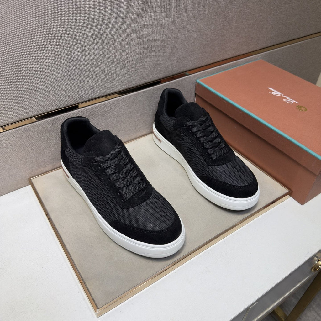 Loro Piana Mesh Low-Top Sneakers — front