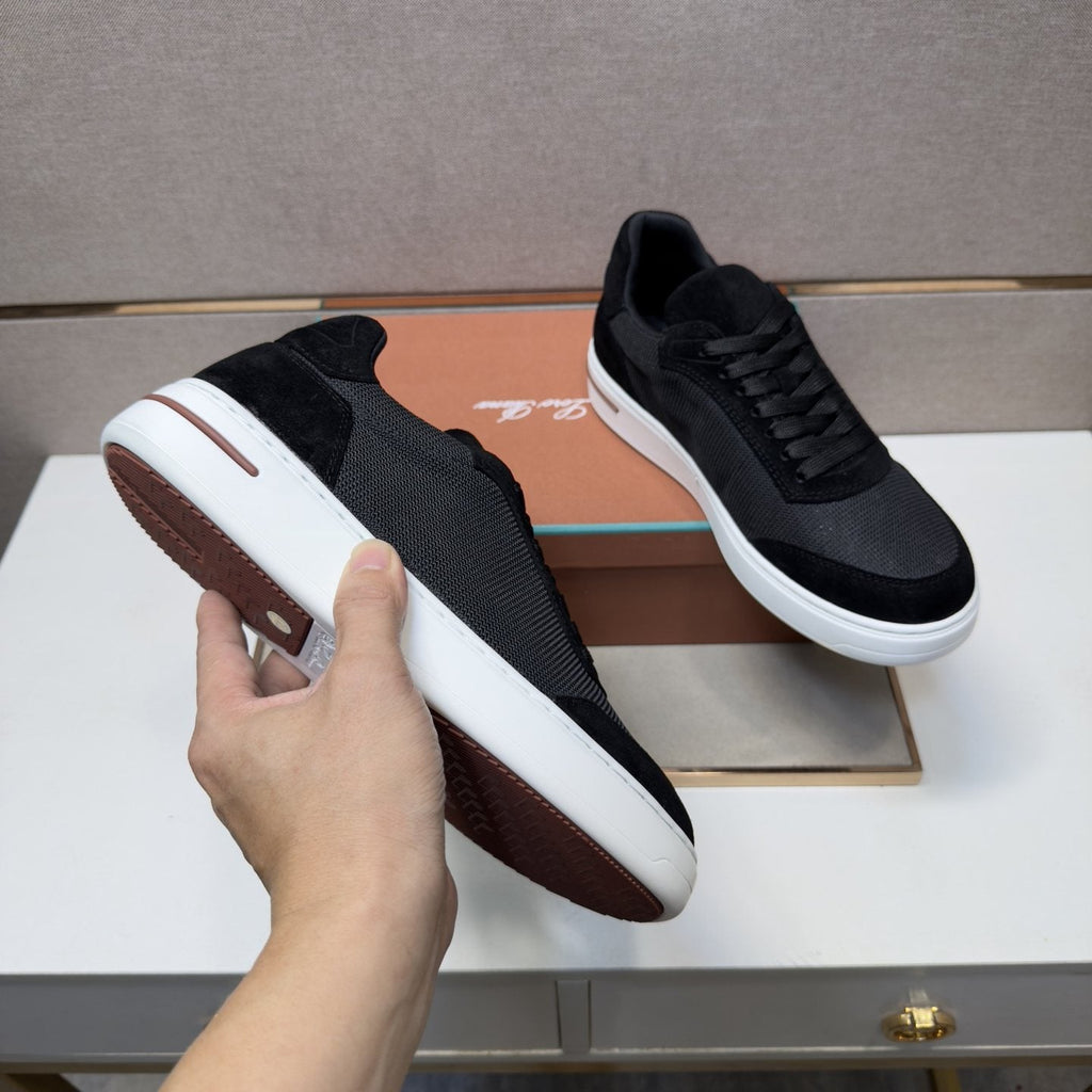 Loro Piana Mesh Low-Top Sneakers — detail