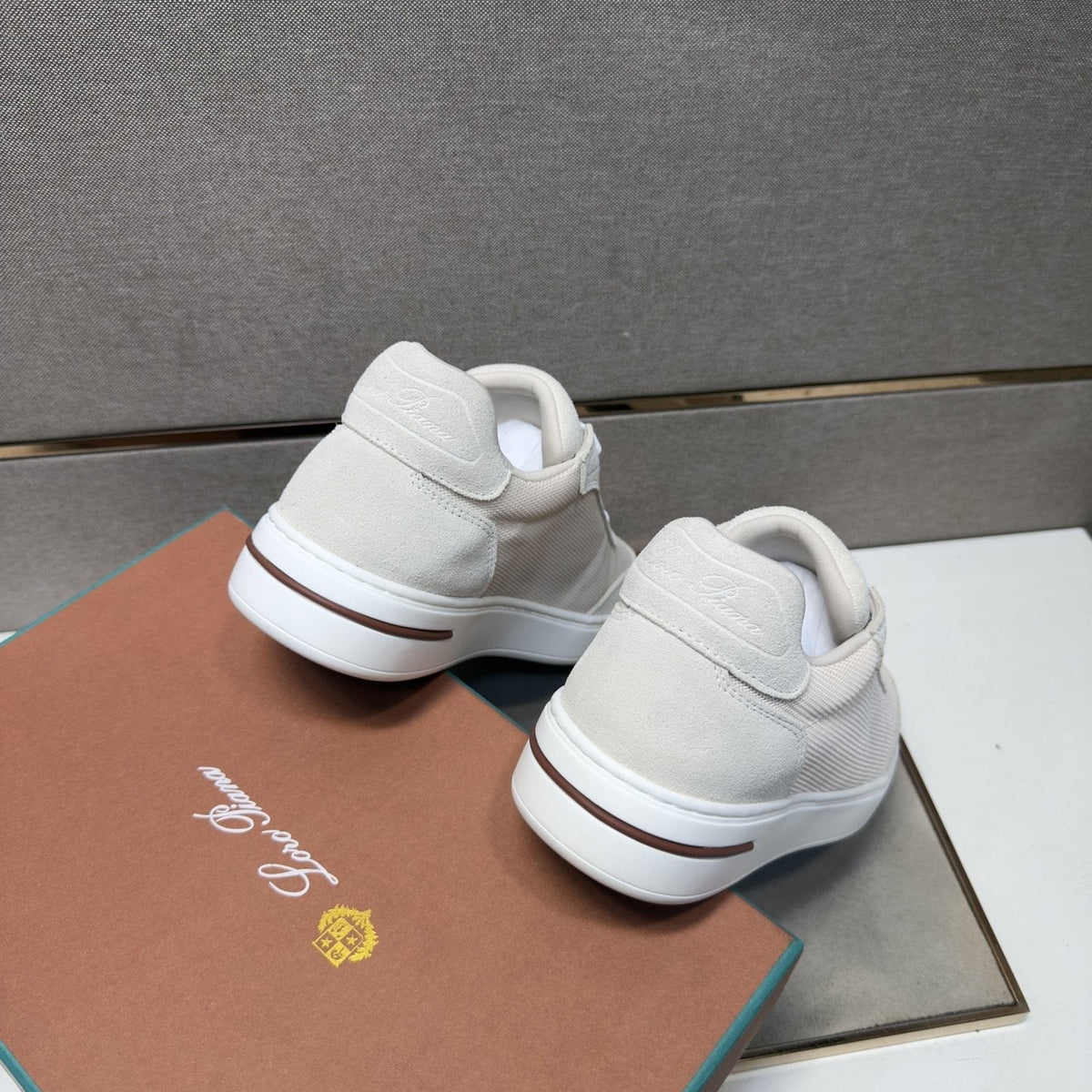 Loro Piana Mesh Low-Top Sneakers — back