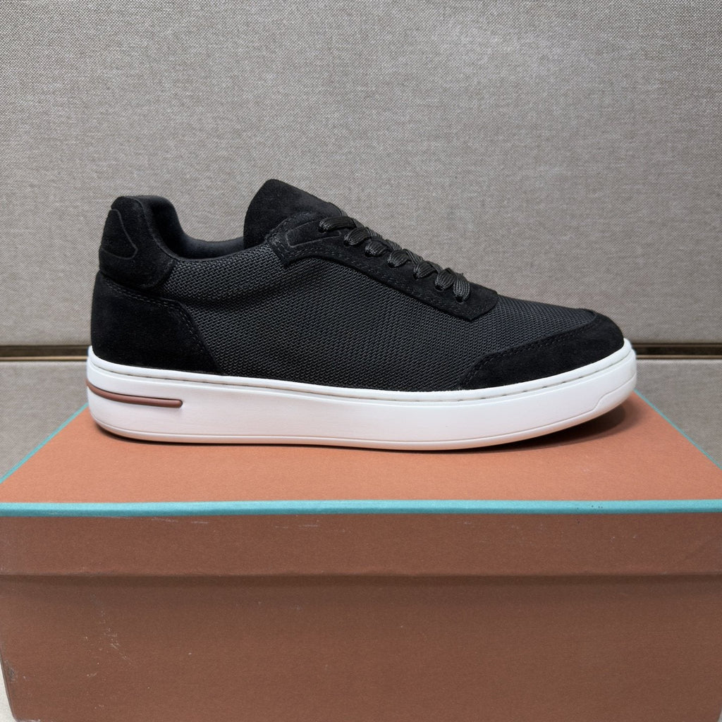 Loro Piana Mesh Low-Top Sneakers — side