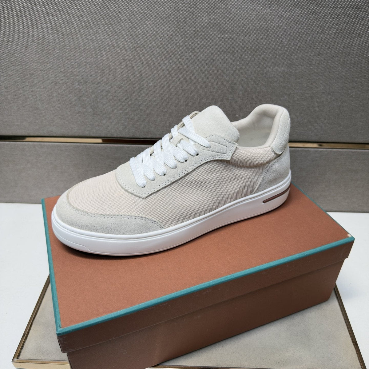 Loro Piana Mesh Low-Top Sneakers — side