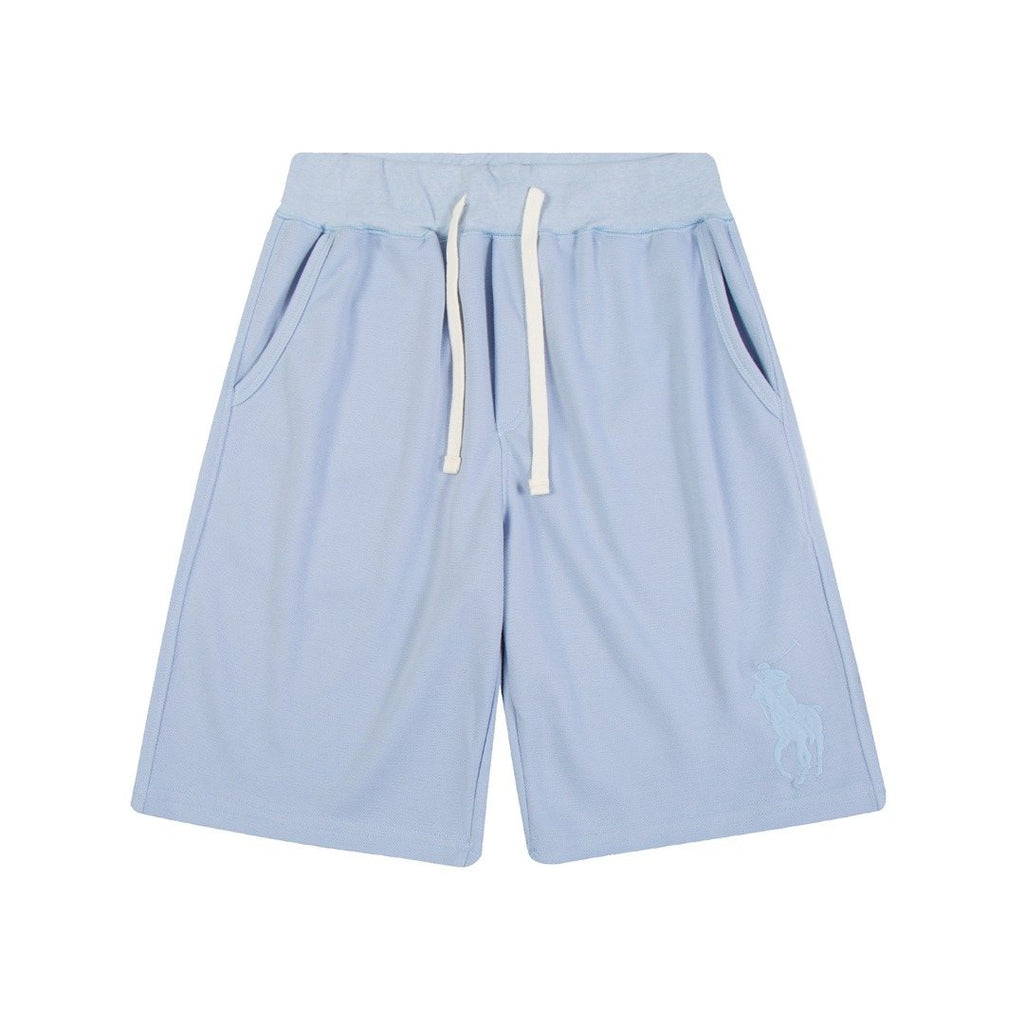 Test2-Ralph Lauren Big Pony Embroidered Drawstring Shorts — front