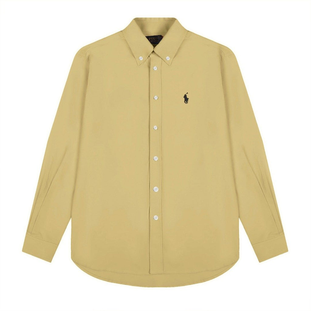Test2-Ralph Lauren Cotton Oxford Button-Down Shirt — front