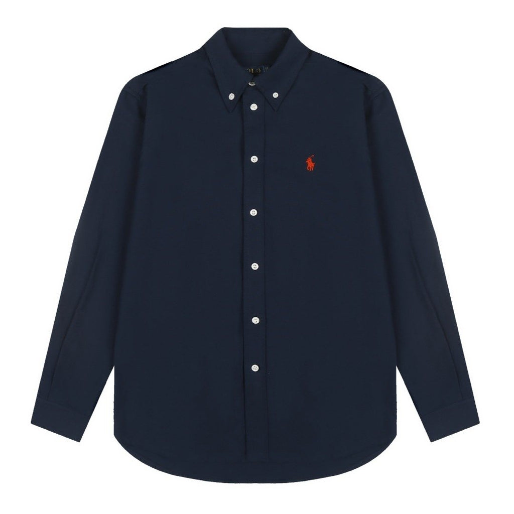 Test2-Ralph Lauren Cotton Oxford Button-Down Shirt — front