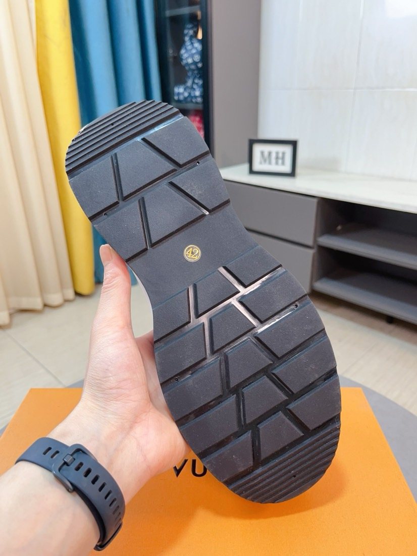Louis Vuitton Monogram Low-Top Sneakers — back