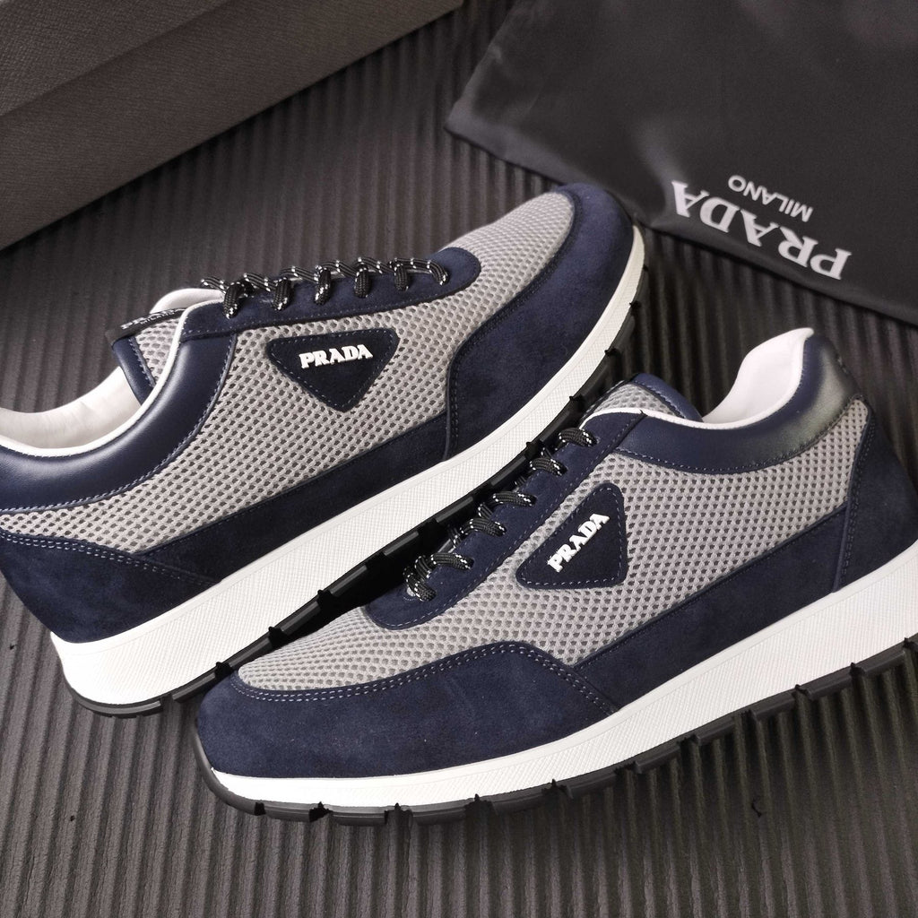 Prada Mesh Low-Top Sneakers — side