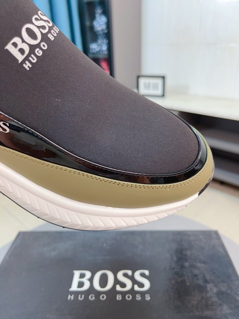 Hugo Boss Contrast Side Slip-On Sneakers — detail