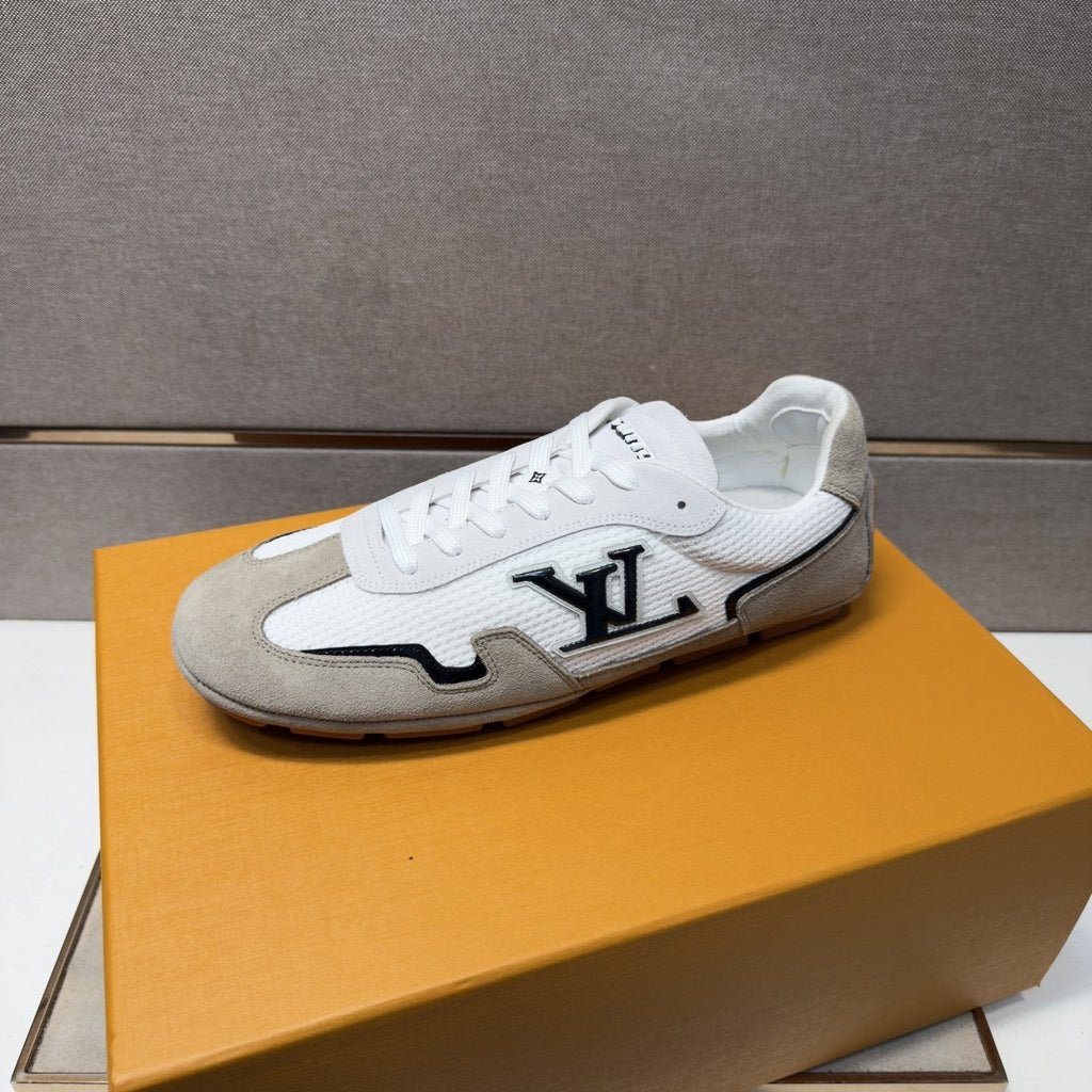 Louis Vuitton Men's Multi-Panel Low-Top Sneakers — front