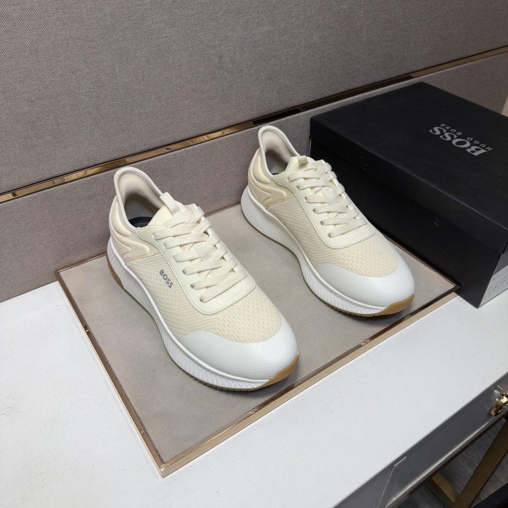 BOSS Mesh Panel Sneakers — front