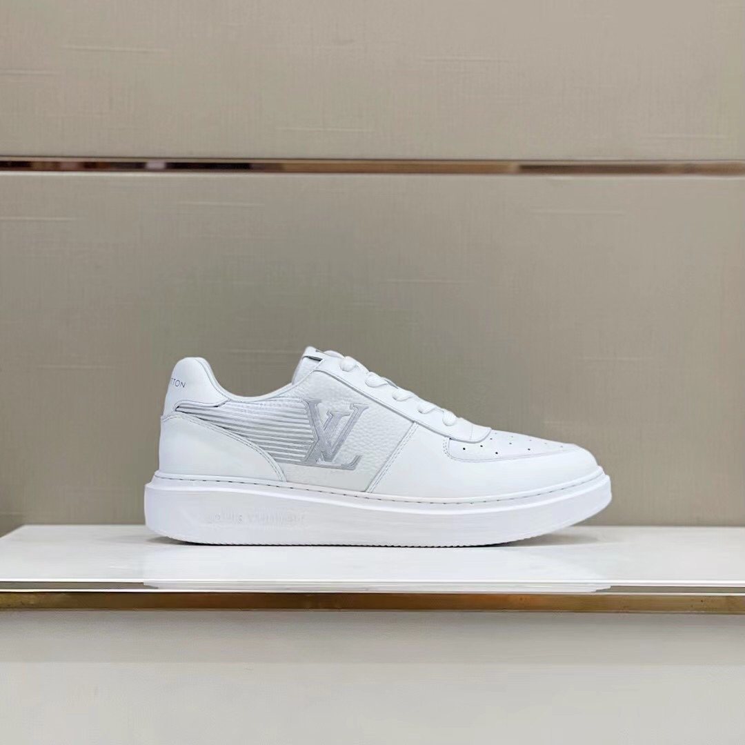 Louis Vuitton Side Lettering Low-Top Sneakers — front