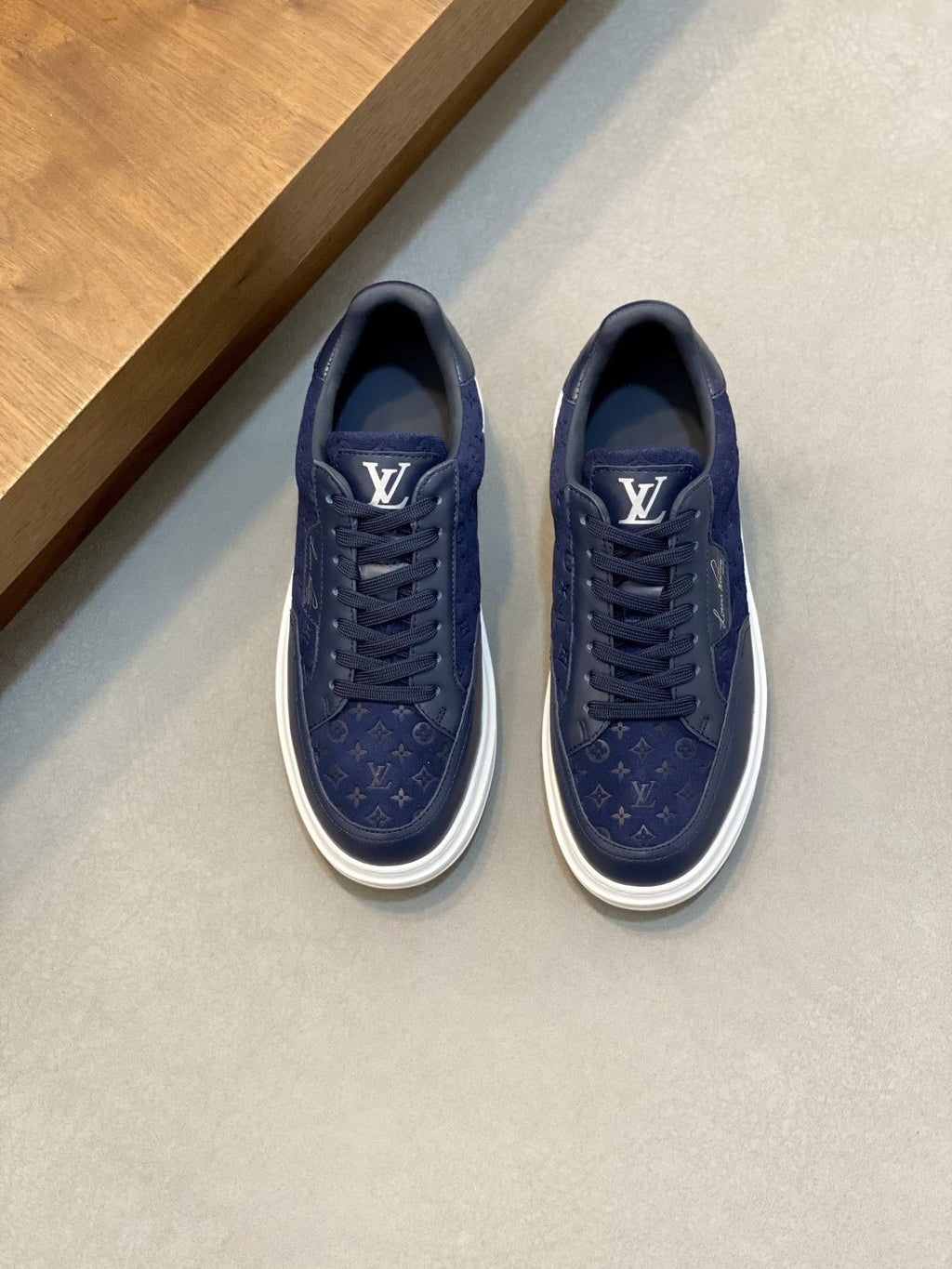 Louis Vuitton Monogram Low-Top Sneakers — front