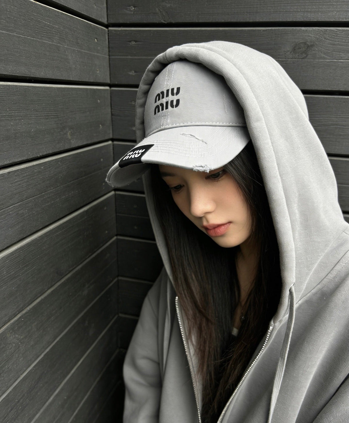 MiuMiu Washed Baseball Cap