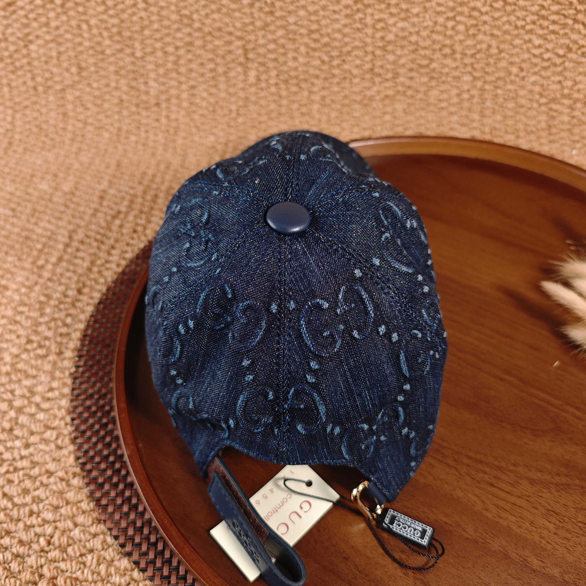 GUCCI Denim Baseball Cap – Dark Blue