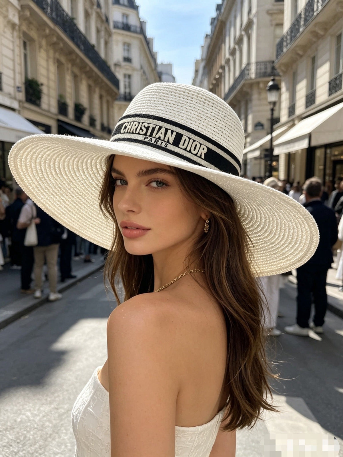 DIOR Wide Brim Sun Hat